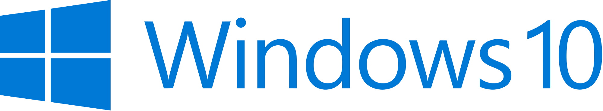 Windows 10 Logo blau Windows 10 Logo blau