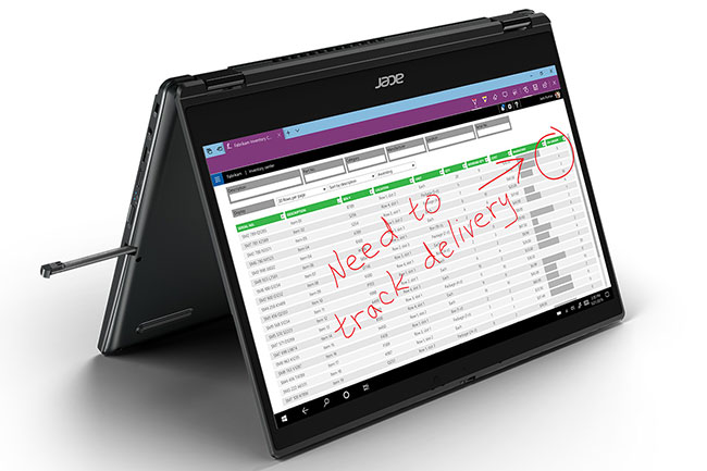 Acer TravelMate Spin P4 Notizen-Notizen Acer TravelMate Spin P4 Notizen