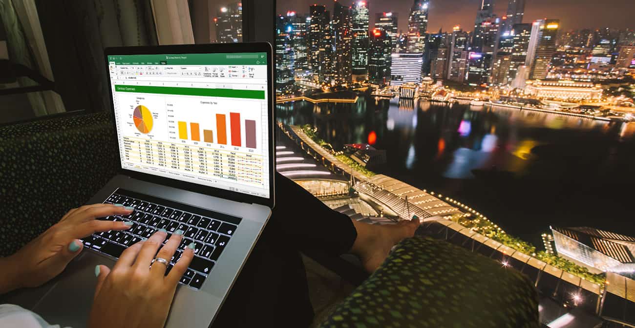 Office 365 für Mac - Excel auf MacBook Stadt