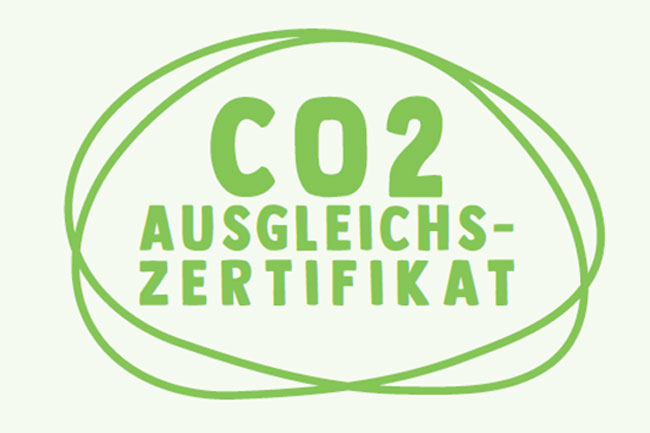 CO2 Ausgleichzertifikat