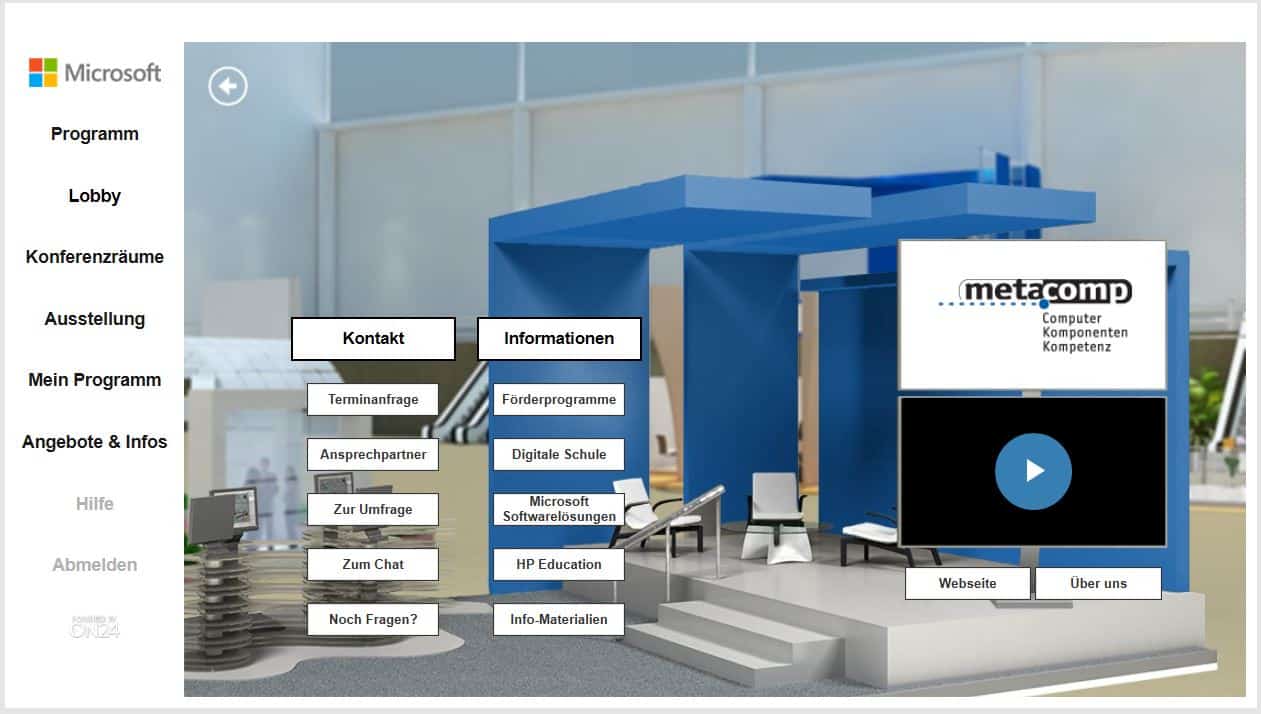 Unser Stand @ Envision Education-Conference
