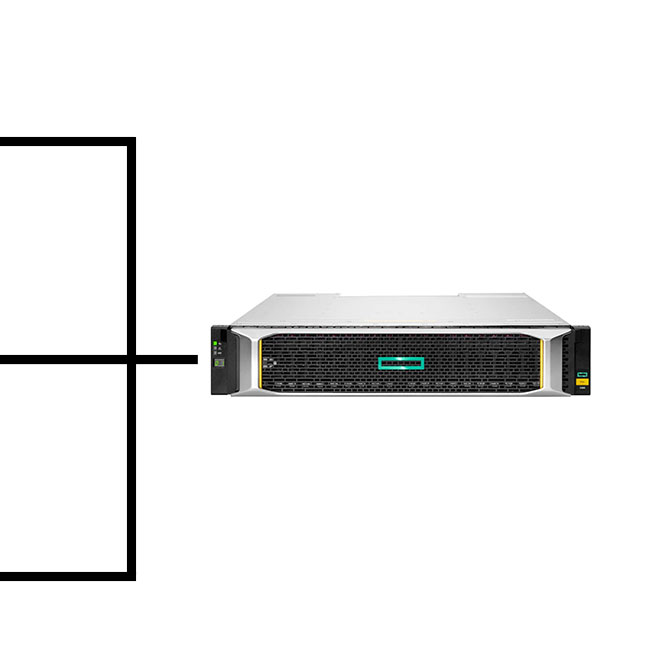 MetaComp HPE Server Konfiguration MSA