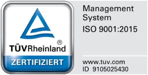 ISO 9001:2015 Zertifizierung Bagde