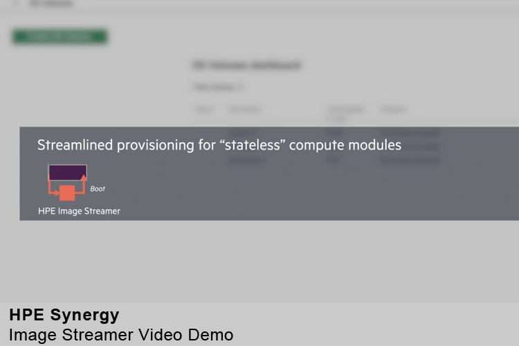 HPE Synergy Image Streamer