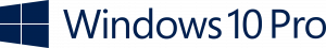 Windows 10 Pro blau Logo