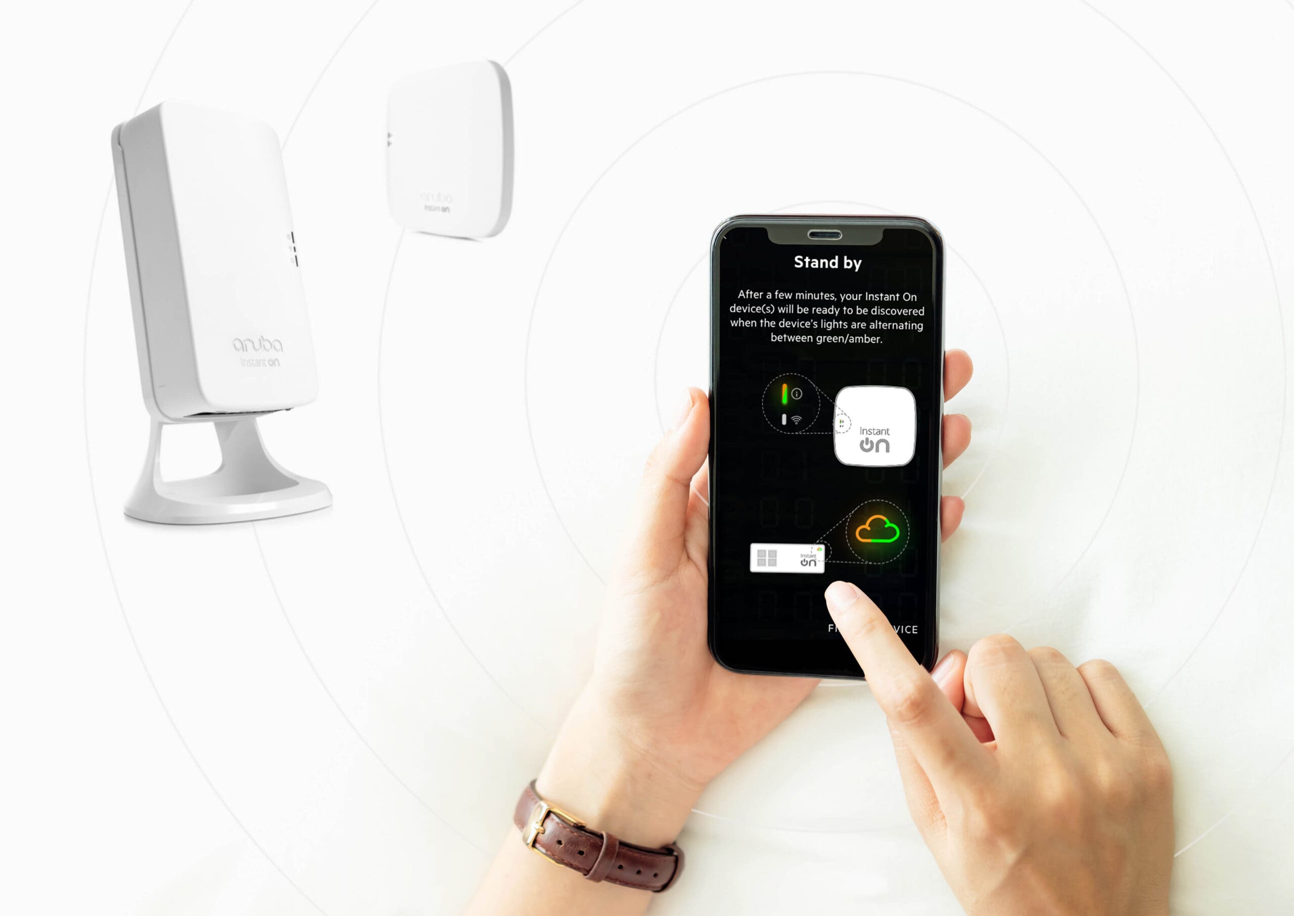 Aruba Instant On einfache Einrichtung per App