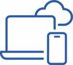 Modern Workplace Icon – digitale und vernetzte Arbeitsplätze